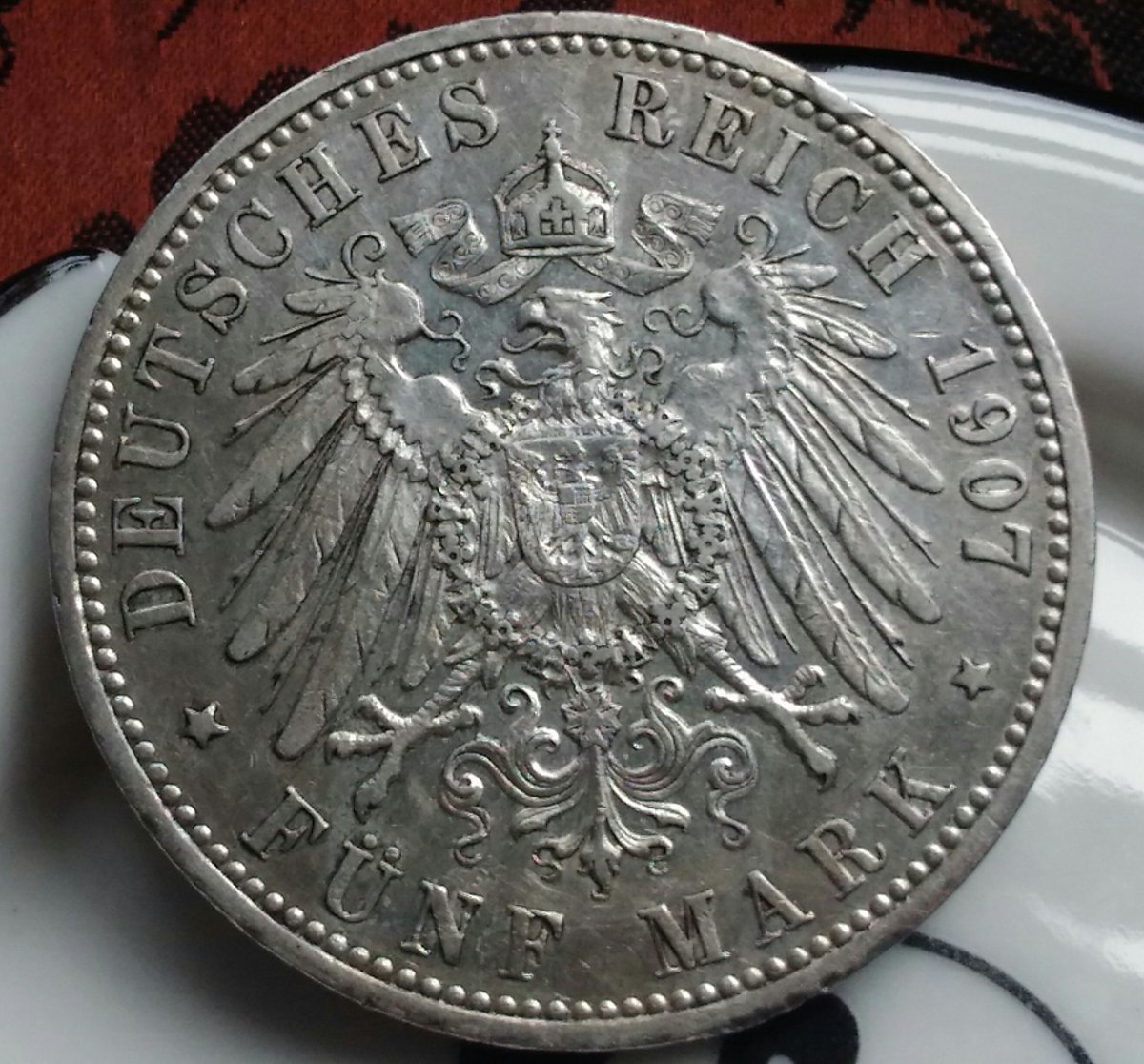 Grade-Of-1907-Deutsches-Reich-5-Mark